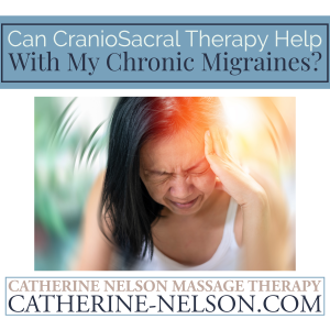 woman holding her head wincing from migraine headache pain