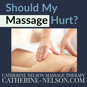 woman receiving back massage