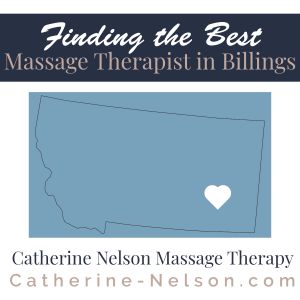 outline of the state of montana with a heart over the location of billings